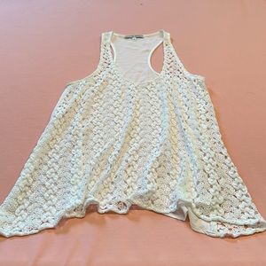 Collective Concepts lace top. Size M